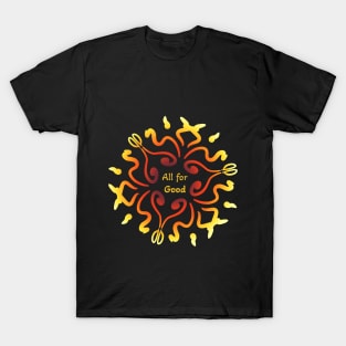 Mandala positive affirmatives 2 T-Shirt